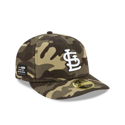 St. Louis Cardinals Gorra | New Era MLB Armed Forces Weekend Low Profile 59fifty Fitted Cap Mexico - Verdes